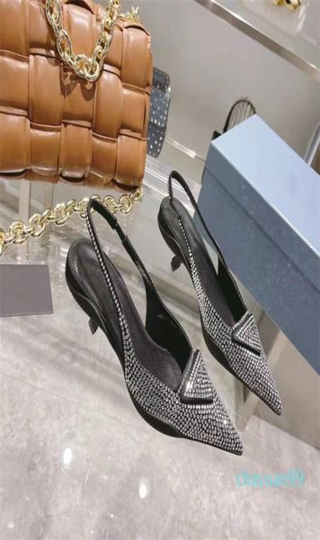 satin slingback pumps sandals with crystals satin crystals series slippers sandals loafers muller shoes upper with heatsealed cr3513666, Black